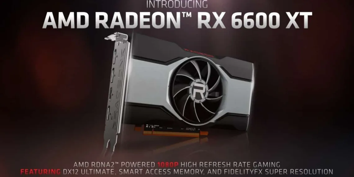 AMD’s Radeon RX 6600 XT GPU can reportedly achieve an overclock up to 2,800 MHz