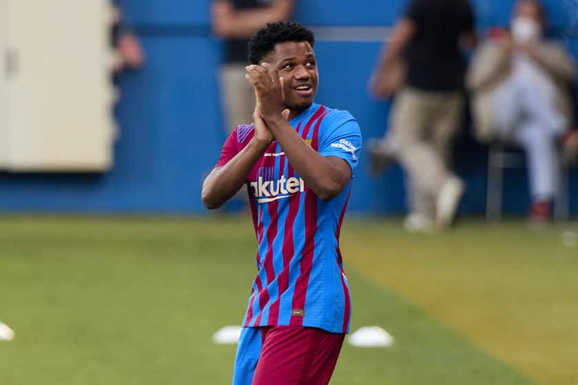 https barcauniversal.com wp content uploads 2021 08 1005309093 Barcelona youngster Ansu Fati is expected to return to action after the International break