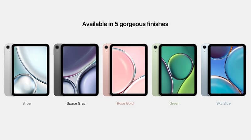 iPad mini 66 The new iPad Mini 6 Concept shows all color variants and specs we can expect from the device