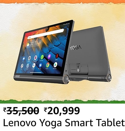 lenovo yoga smart tablet All the upcoming deals on bestselling Tablets during the Amazon Great Freedom Festival sale