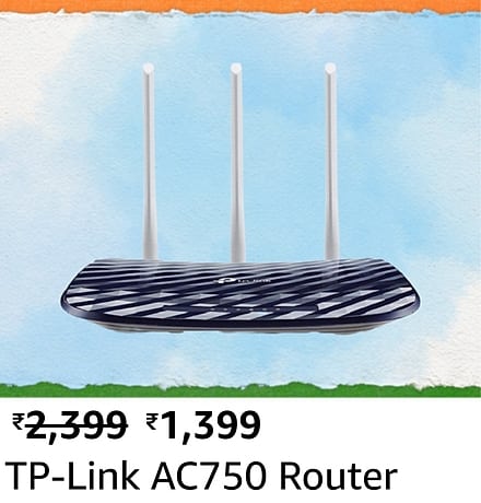 tp link ac750 router All the upcoming deals on bestselling WiFi Routers during the Amazon Great Freedom Festival sale