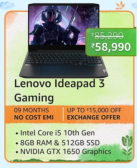 Best budget Gaming laptop deals on Amazon Great Freedom Sale