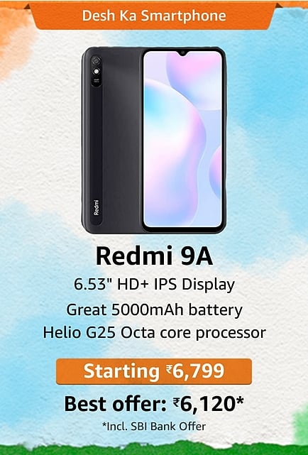Best budget Smartphone deals under ₹10k on Amazon Great Freedom Sale