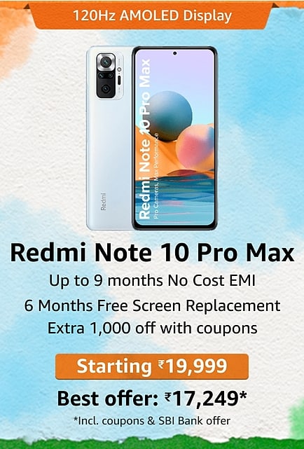 How to get Redmi Note 10 Pro Max for just ₹17,249 on Amazon Great Freedom Festival?