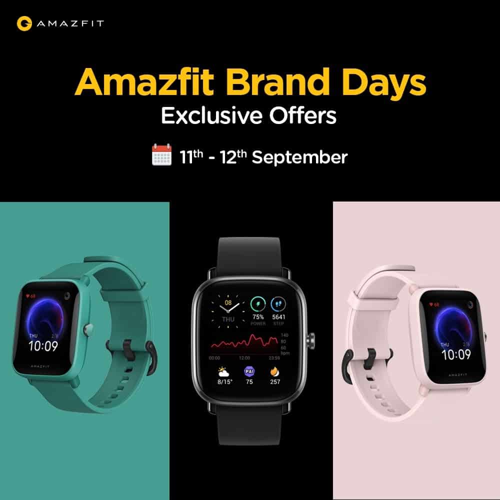 Amazfit Brand Days bringing attractive deals on Amazfit's best selling smartwatches and more_TechnoSports.co.in