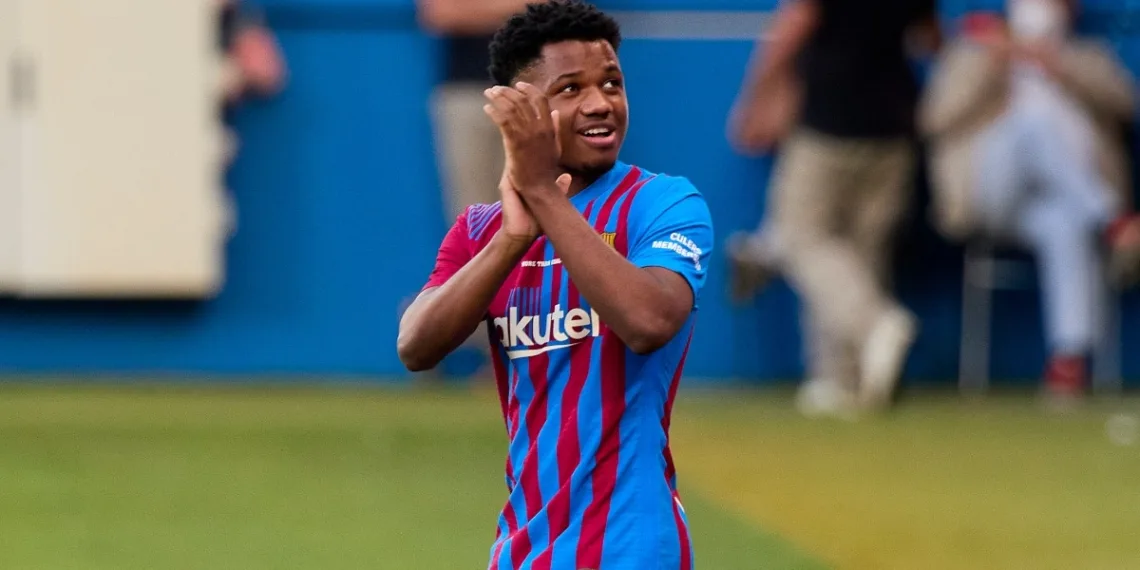 Ansu Fati sidelined for El Clasico with knee contusion