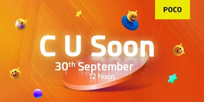 POCO C4 launching in India on 30th September POCO C4 launching in India on 30th September