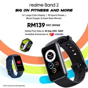 E TqhiGUcAQdJCE Realme Band 2 launches officially with a bigger screen and a new design