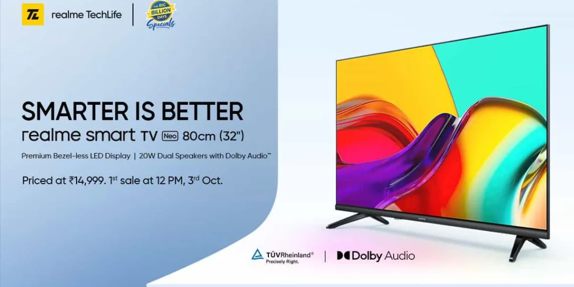Realme Smart TV Neo 32" Launched in India