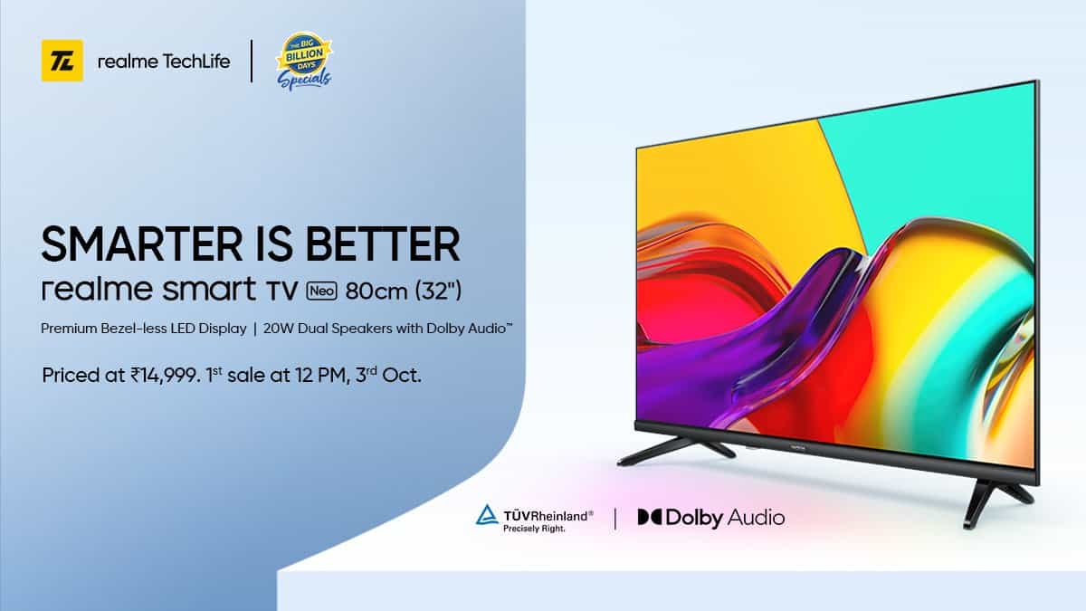 Realme Smart TV Neo 32" Launched in India