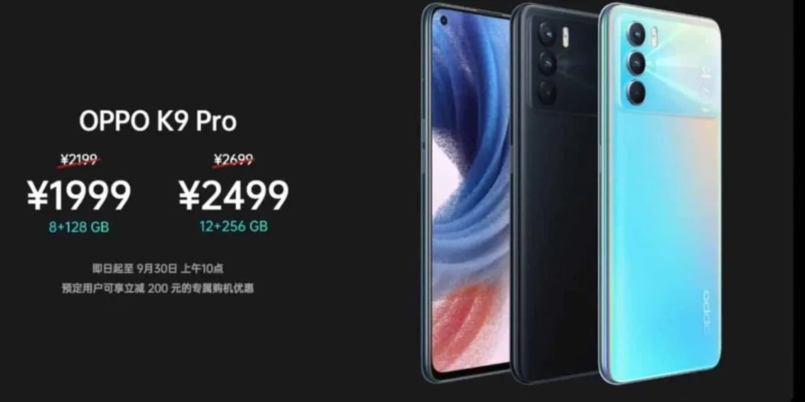 Oppo K9 Pro 5G launched in China