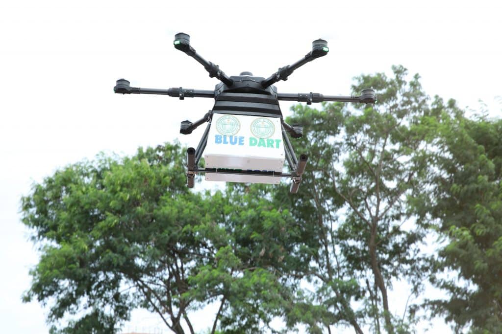 India witnesses the first ever delivery of Medicines Jabs by drone 6 TechnoSports.co .in