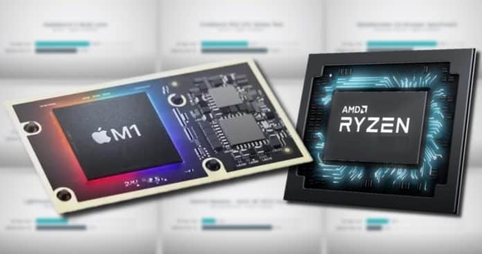 Apple’s M1 chip utterly humiliated AMD’s Ryzen 9 5900HX in latest benchmark testing course