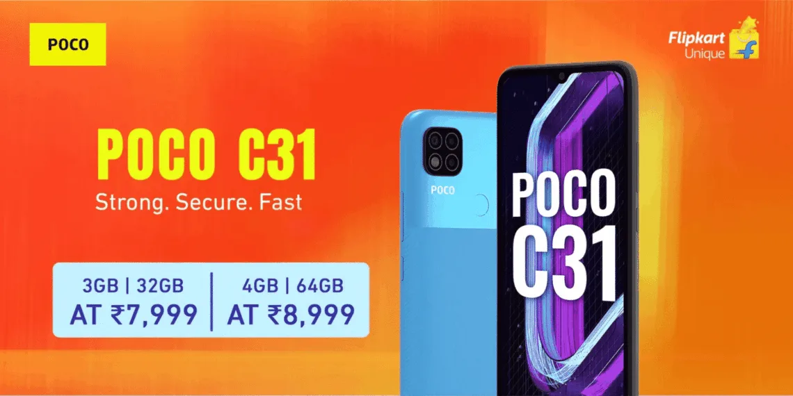 POCO launches the POCO C31 in India, catch the detailed specs here