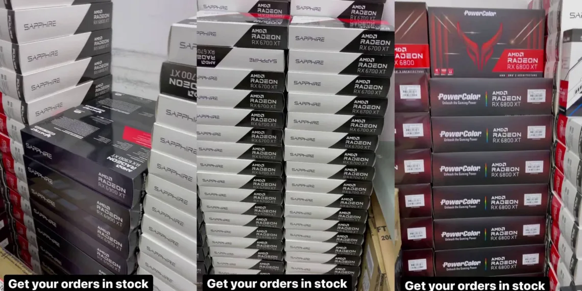 Chunks of Radeon RX 6000 series GPUs from Sapphire, PowerColor and XFX to the crypto mining hardware retailer
