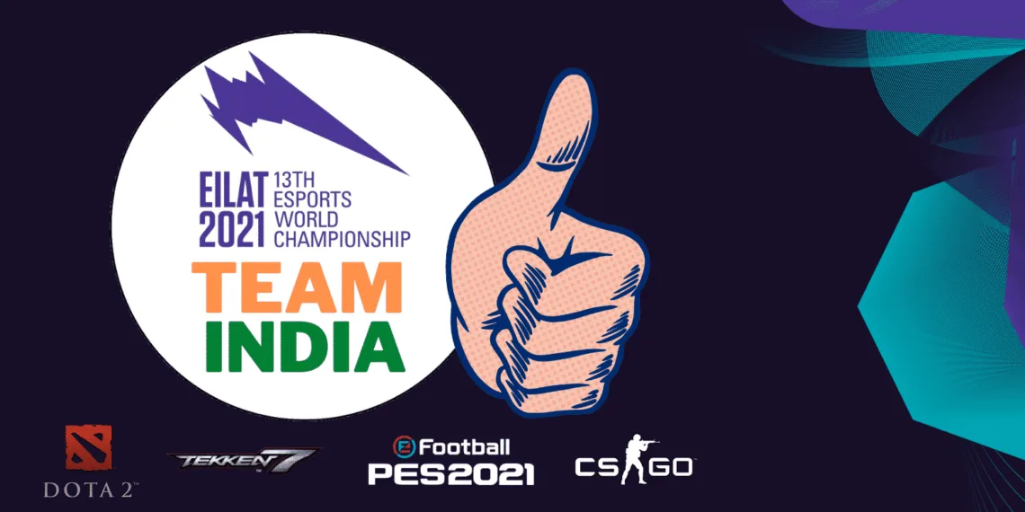 India’s national champions to participate in the Regional Qualifiers at the Esports World Championship 2021