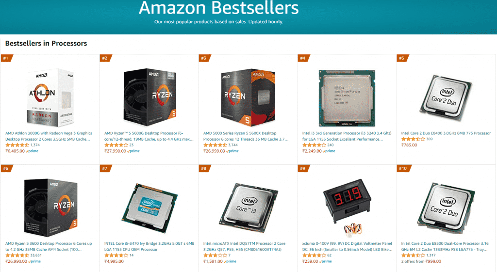 Dual-Core AMD Athlon 3000G becomes Amazon India's best-selling processor