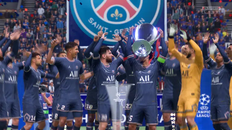FIFA 22 first look: Champions League win with Messi, Neymar, Mbappe