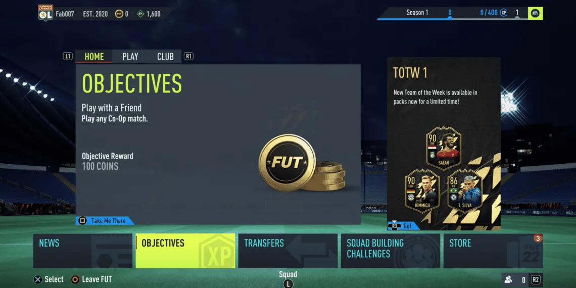 Here are the Season Progress rewards for the first season of FUT 22