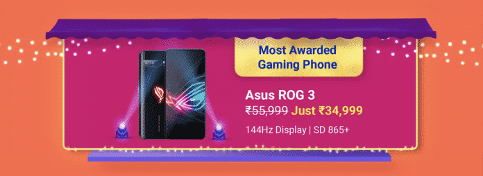 ASUS ROG Phone 3 will be available for only ₹34,999 on Flipkart's Big Billion Days
