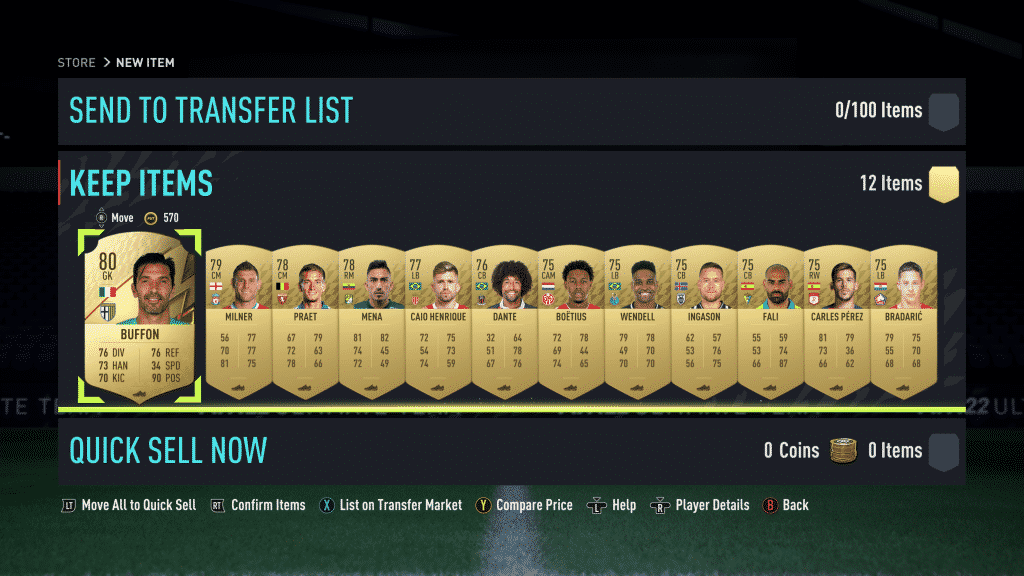 Screenshot 460 FIFA 22: What do you get from the FUT 22 Welcome Back packs?