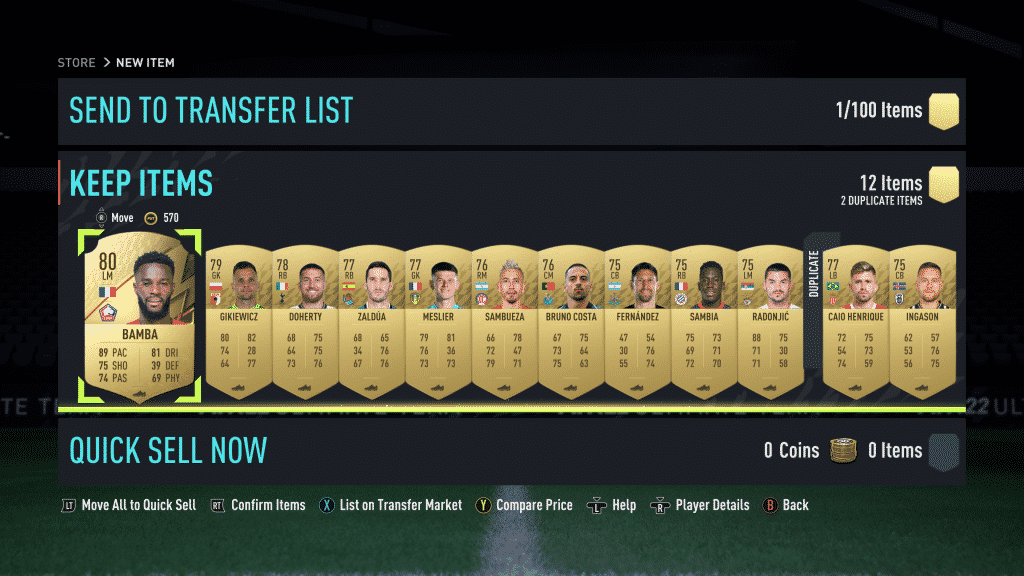 Screenshot 464 FIFA 22: What do you get from the FUT 22 Welcome Back packs?