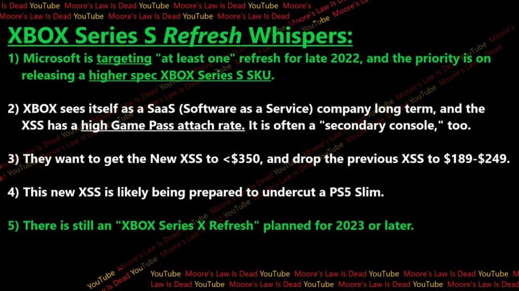 Microsoft Xbox Series S with 6nm AMD APU refresh could be on the cards for 2022