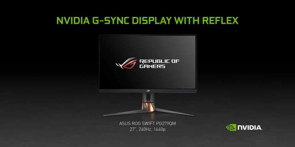 NVIDIA Reflex comes to 4 new gaming mice & ASUS ROG Swift PG279QM with G-SYNC now available