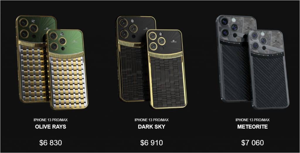 caviar 2 Caviar unveils a Rolex-inspired limited-edition iPhone 13 Pro collection