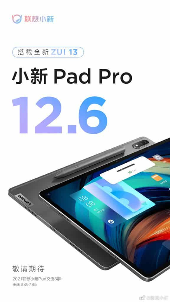 Lenovo to launch its new variant of the Xioaxin Pad Pro with a 12.6-inch OLED display