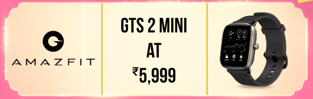 image 49 Great Indian Festival: Amazfit GTS 2 Mini price to drop at Rs.5,999