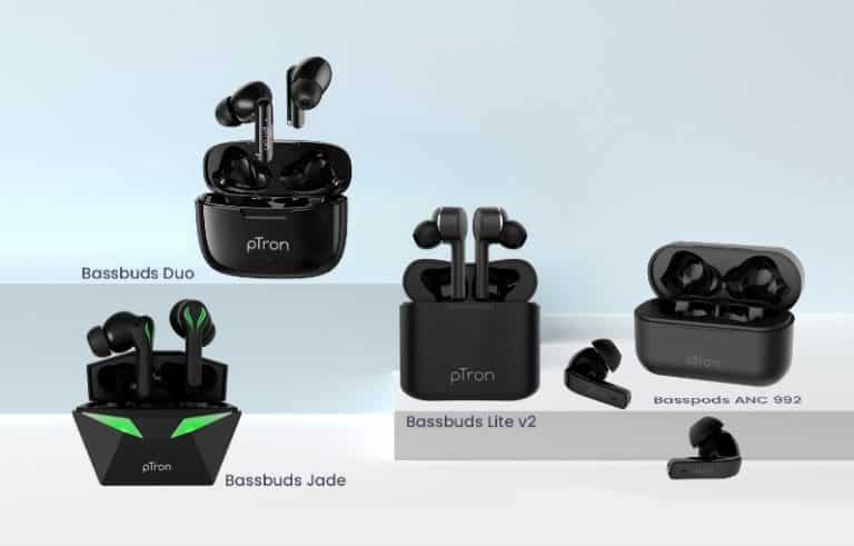 pTron launches Gaming Earbuds and 3 New TWS Earbuds ahead of the Festive Season starting at ₹999