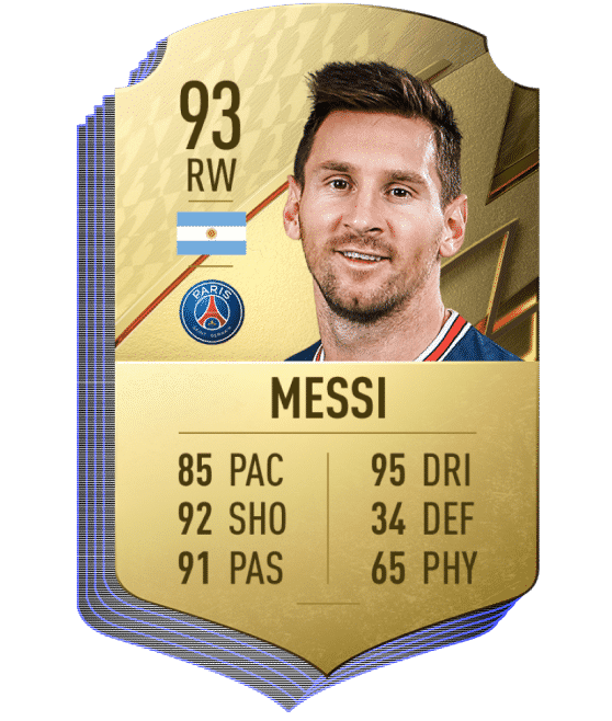 messi OFFICIAL: Top 10 highest-rated players in FIFA 22