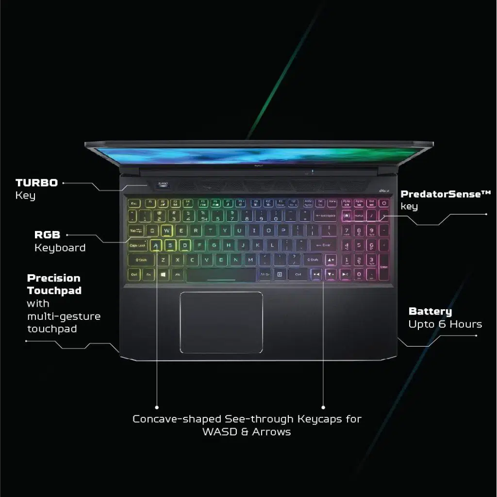 Acer Predator Helios 300 gaming laptop with up to Core i7-11800H & RTX 3060 available for ₹129,999