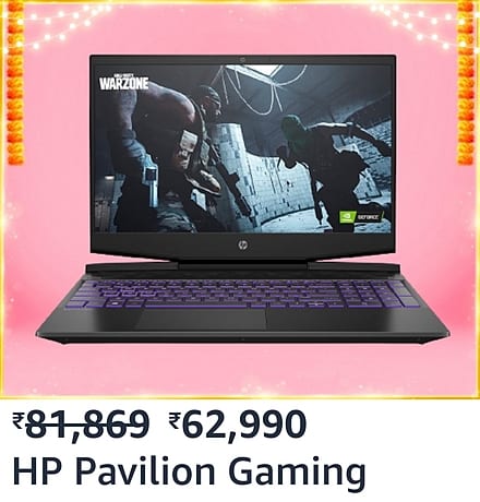 Best Gaming laptops deals on Amazon Great Indian Festival sale