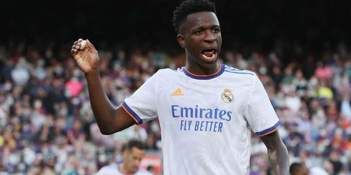 Benzema has nine goals and Vinicius has seven for Real Madrid in the Pichichi competition