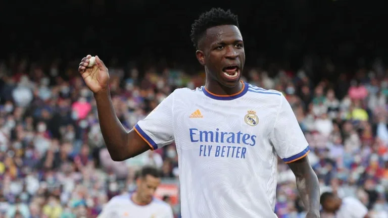 Benzema has nine goals and Vinicius has seven for Real Madrid in the Pichichi competition