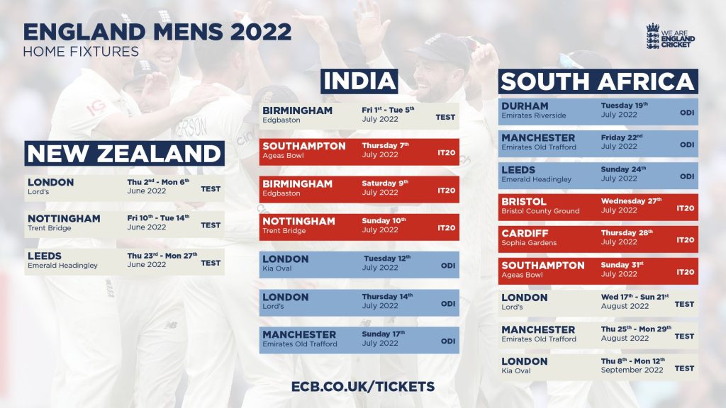 20211023 141825 The Cancelled Fifth Test between England and India is going to be played at Edgbaston on July 1st 2022