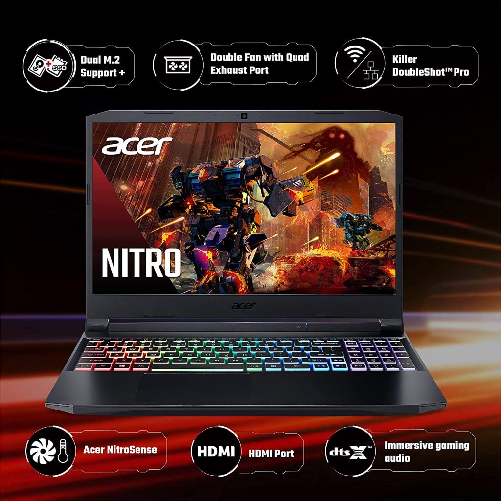 Exclusive for Prime: Acer Nitro 5 with Core i5-11400H & RTX 3050 discounted to ₹65,240