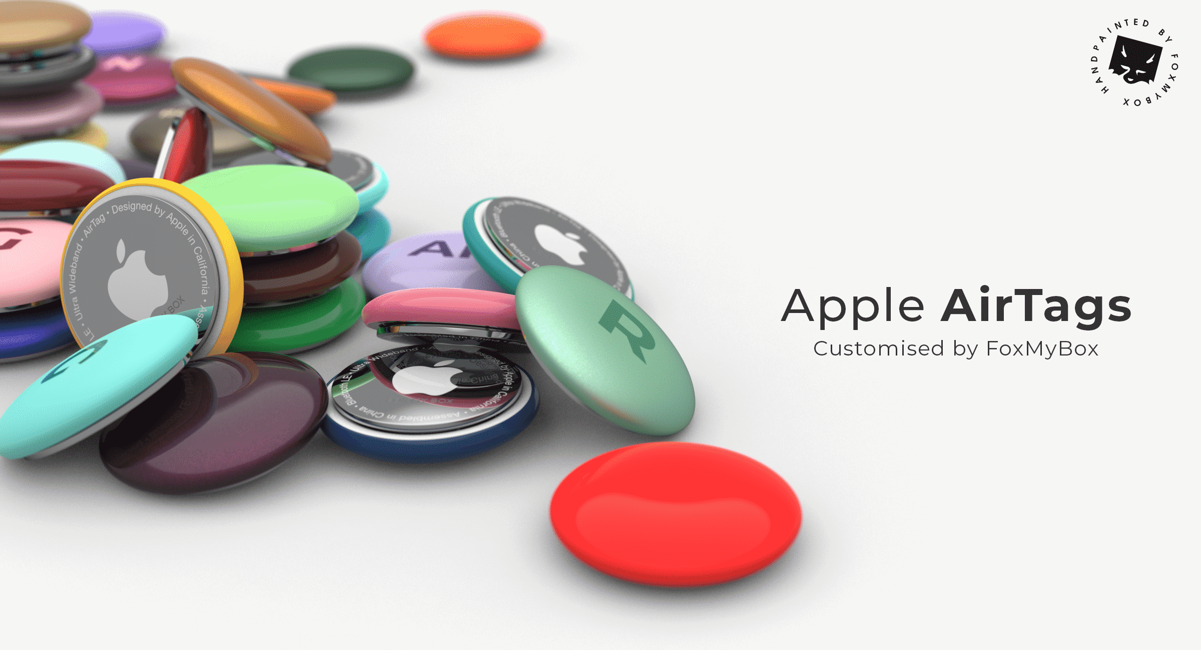 Want some funky Apple AirTags & AirPods? Fox My Box joins hands with iFuture to offer you one