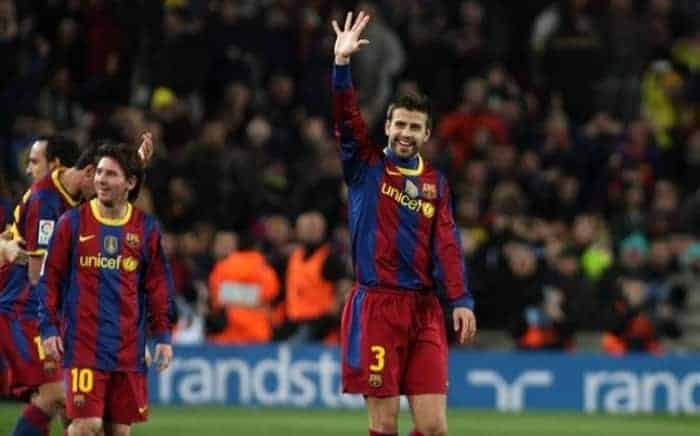 Gerard Pique Barcelona Real Madrid five fingers Top 5 most iconic El Clasicos in history