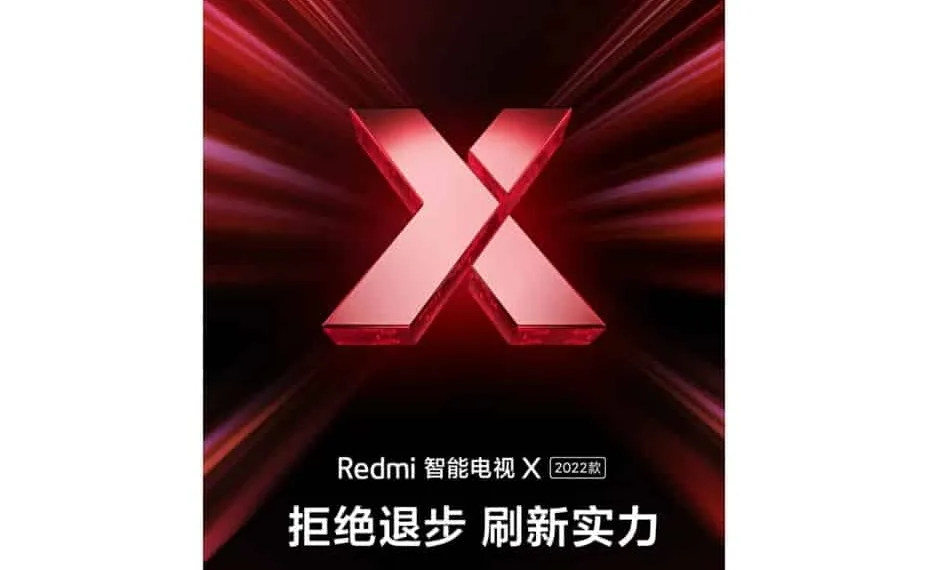 Redmi Smart TV X 2022 series confirmed to launch on October 20