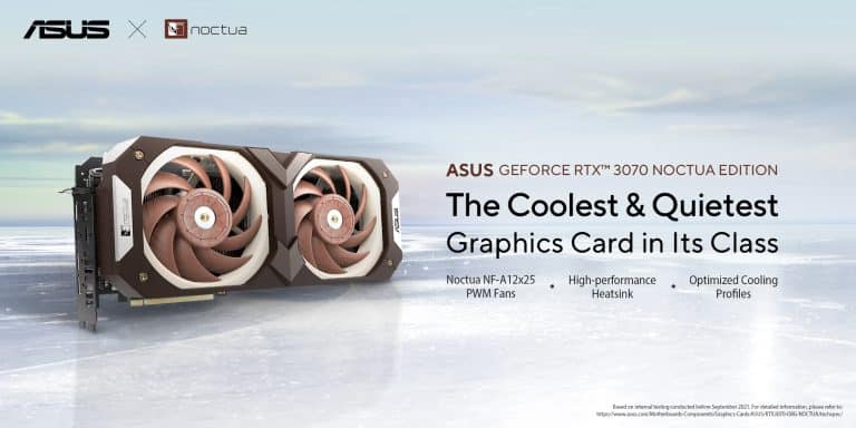 ASUS partners with Noctua to bring GeForce RTX 3070 Noctua Edition Graphics Card