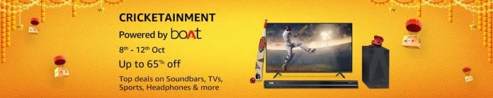 ‘Cricketainment’ powered by boAt: Exciting deals and offers available during Amazon Great Indian Festival 2021