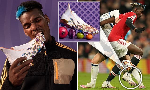 REVEALED Pogba is wearing the worlds first VEGAN football boots Paul Pogba: The World's First VEGAN Football Boots are Worn by Paul Pogba