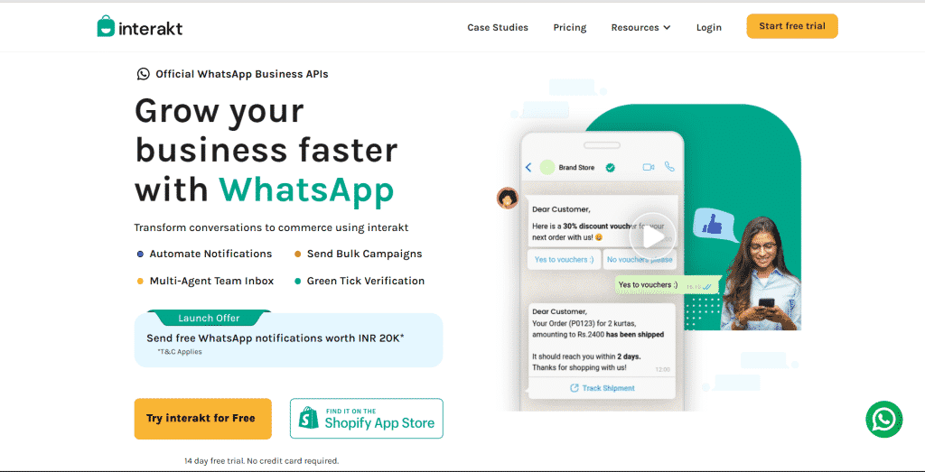 Jio Haptik launches Interakt, a one-stop solution for SMBs to manage their sales & customer interactions on WhatsApp