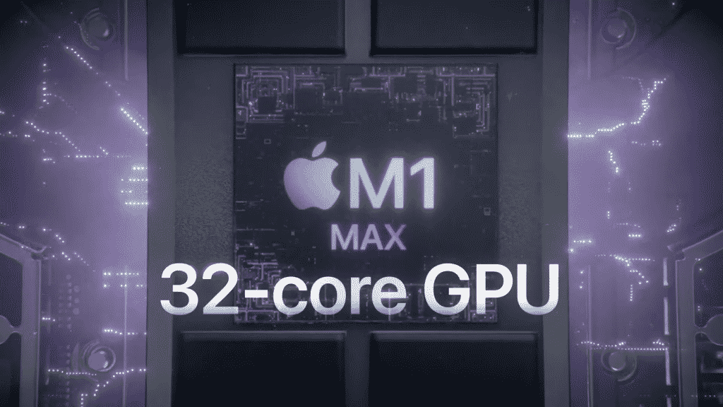Apple’s M1 Max offer’s relatively the same level of performance as NVIDIA’s RTX 3080 GPU