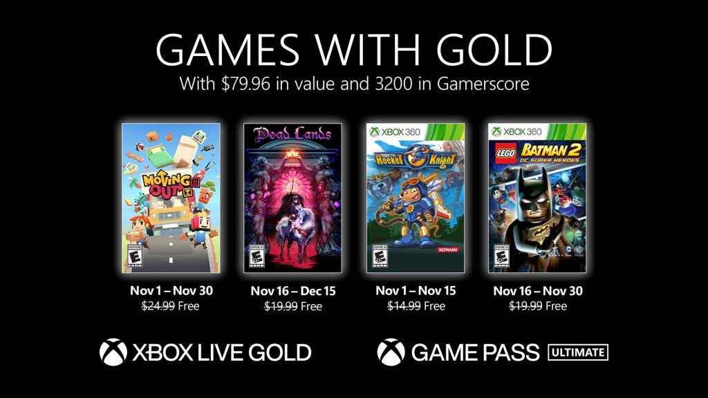 These four games to add into Xbox Games With Gold for November 2021__TechnoSports.co.in