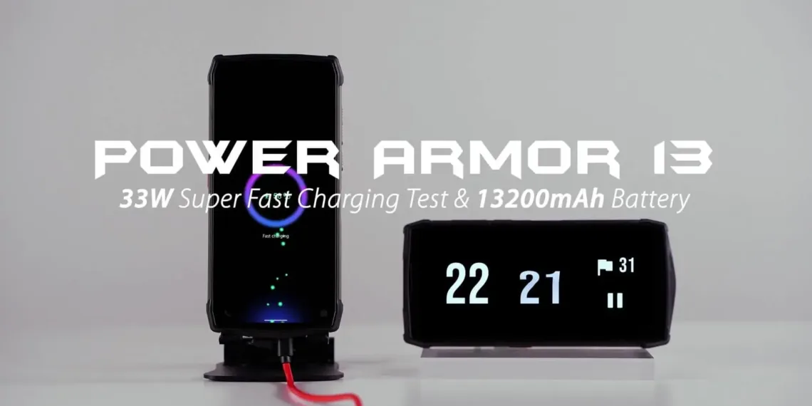 Ulefone Power Armor 13 Fast Charging Demonstrated In A Video