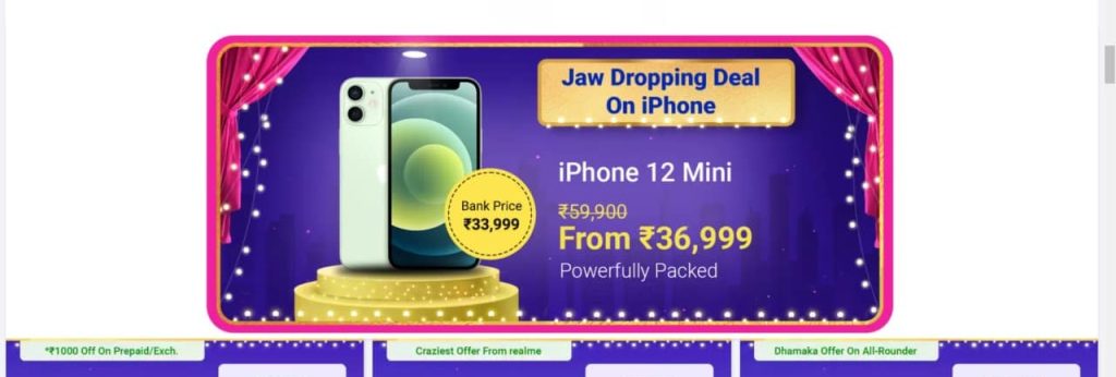 WhatsApp Image 2021 10 02 at 2.26.36 AM e1633128995790 Flipkart Big Billion Days: Apple iPhone 12 Mini is now available at Rs.37,999